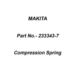 Makita Compression Spring Size 7 for HR2450, Part No 233343-7-7
