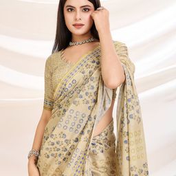 Mantrotsav Ajrak Printed Saree-16