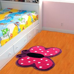 Saral Home Pink Bath Rug-image-1
