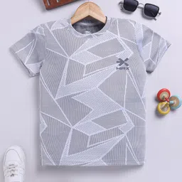 HRX by Hrithik Roshan Boys Printed Rapid Dry Sports T-shirt-picture-2