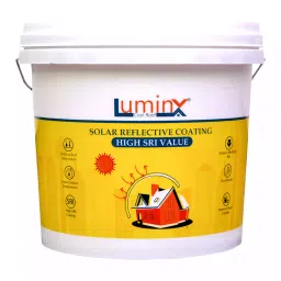 LUMINX Solar Reflective Cool Roof Coating High SRI Heat Resistive Elastomeric Cool Coating 20kg 800 sqft-image-8