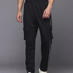 HRX by Hrithik Roshan Men Mid-Rise Cargo Style Lifestyle Track Pants-image-85