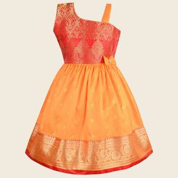 Wish Karo Satin Fit & Flare Maxi Dress-image-12