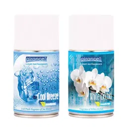 Airance 250 ml Each Cool Breeze & White Orchid Spray Air Freshener Automatic Spray (Pack of 2)-24