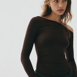 H&M Draped One-Shoulder Top-picture-22