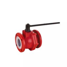 TS Flow 80 mm WCB/WCB Flanged Ends FEP Lined Plug Valve Class- 150-image-11