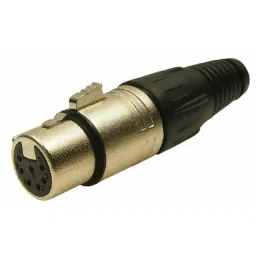 RS PRO Female Silver Contact Plating Cable Mount XLR Connector 7 Way, 2080620 (Bag of 2 Piece)-image-66