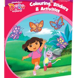 Dora the Explorer Colouring Stickers & Activities - English-20