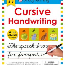 Wipe Clean Workbook: Cursive Handwriting by Roger Priddy - English-7