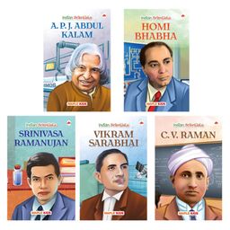 Maple Press Story Books for Kids Illustrated Indian Scientists - English-0