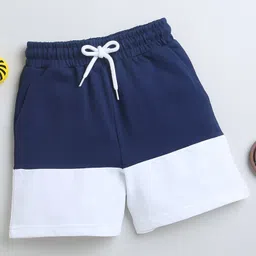 BUMZEE Colour Blocked Shorts - Navy Blue-picture-23