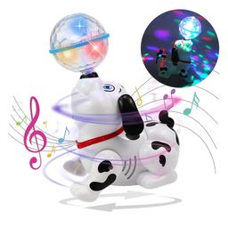 ADKD Dancing Dog With Music Flashing Lights - Multi Color-3