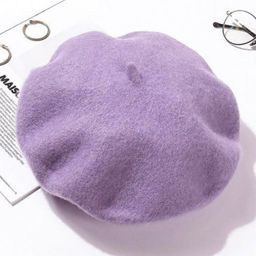Tipy Tipy Tap Solid Beret Hat - Lilac-picture-27