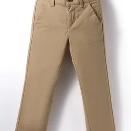 US Polo Assn Cotton Knit Full Length Solid Color Trouser - Khaki-picture-16