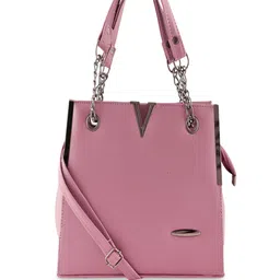 Flingo Leather Structured Handheld Bag-11