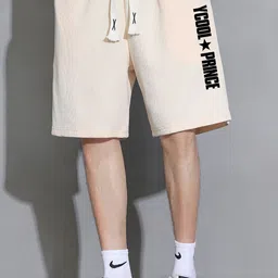 StyleCast x Revolte Men Typography Printed Regular Fit Mid-Rise Shorts-picture-3
