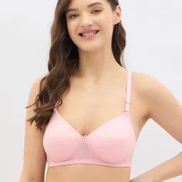 Clovia Women Floral Printed Full Coverage Lightly Padded Non-Wired T-shirt Bra-14
