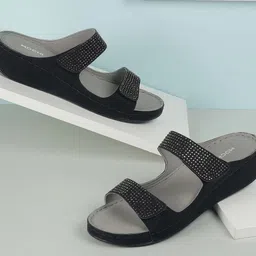 Mochi Embellished Wedge Pumps-43