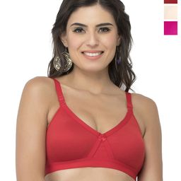 College Girl Women Pack Of 3 Full Coverage Lightly Padded Bra-picture-43