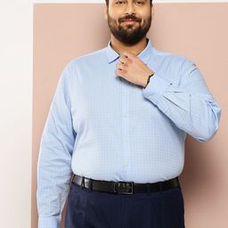 Thomas Scott Men Plus Size Premium Pure Cotton Formal Shirt-image-83