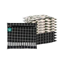 Aura Black Set of 6 Regular Drawer Organiser Organisers-116