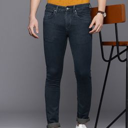 Louis Philippe Jeans Men Super Slim Fit Low-Rise Light Fade Stretchable Jeans-image-86