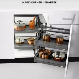 Olive Smartek 860x530x(530-750) mm Right Side Opening Glass Soft Stop Magic Corner, 101 031 111 2-image-74