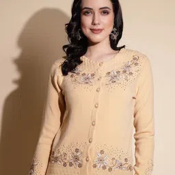 Global Republic Women Embroidered Cardigan-image-83