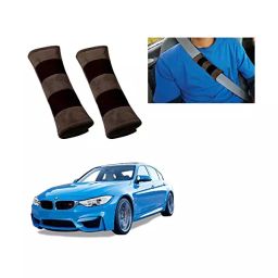 Auto Pearl Seat Belt Cushion (Pack of 2, Brown Black) Compatible for BMW 325i-image-99