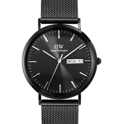 Daniel Wellington Men Dial & Stainless Steel Bracelet Style Straps Analogue Watch-image-34