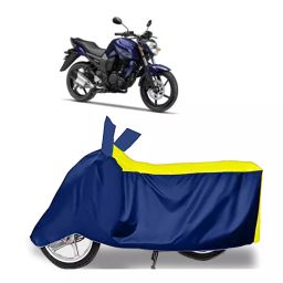Auto Pearl Two Wheeler Cover for Yamaha FZ - Yellow, Blue-image-52