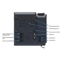 Unify Obihai VoIP Phone 12 Feature Keys TFT Color Display with Power Supply, OBi1022 image 3