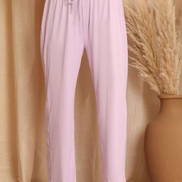 NEUDIS Wide Leg Ribbed Lounge Pants-image-34