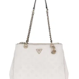 GUESS Women Textured Structured Quilted Shoulder Bag-50