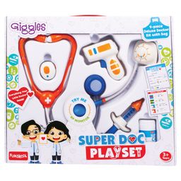 Giggles 9 Pieces Super Doctor Playset Toy  Multicolor-26
