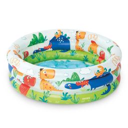 Intex Dino Buddies 3-Ring Inflatable Kiddie Pool Float Intex Baby Swimming Pool And Beach Pool  Multicolor-21