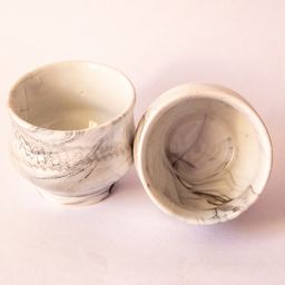 Byora Homes Ceramic Charcoal Pinch Bowl ( Set of 2) - 0.145 kgs-17