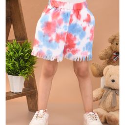 Superminis Tie Dye Shorts - Pink-image-1