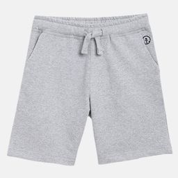 Campana 100% Cotton Terry  Solid Shorts - Grey Melange-image-99