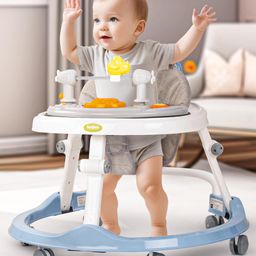 Baybee Baby Walker with Light & Music - Blue-27