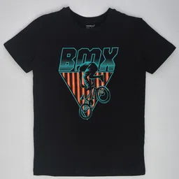 YOUMAA Boys Bio Finish Graphic Printed Round Neck Pure Cotton T-shirt-image-33