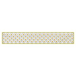 SEJ by Nisha Gupta Floral Mustard Table Runner - Yellow image 2