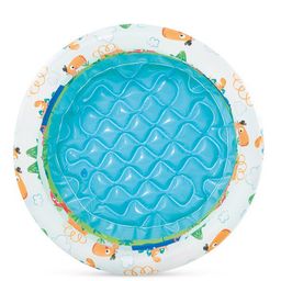 Intex Dino Buddies 3-Ring Inflatable Kiddie Pool Float Intex Baby Swimming Pool And Beach Pool  Multicolor image 4