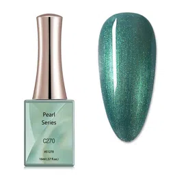 BELLE GAGA Pearl Series UV LED Gel Nail Polish - 16 ml - Green C270-image-50