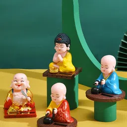AUGEN Yellow Monk B Figurine Showpiece-50