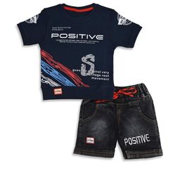 WORTON FASHION Boys Navy Blue Clothing Set-image-90