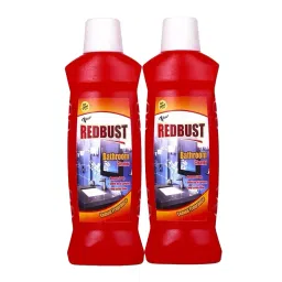 REDBUST 500 ml Each lemon Fragrance Disinfectant Bathroom Cleaner (Pack of 2)-image-9