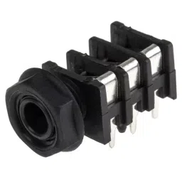 RS PRO Jack Connector 6.35 mm PCB Mount Stereo Socket 3 Pole, 1115769-image-57