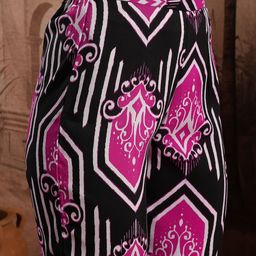 Sangria Abstract Print Regular Kurta with Trousers image 2