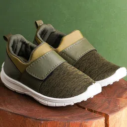 PU-PINE Boys Olive Textured Sneakers-image-62